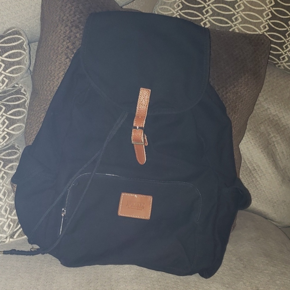 Victoria secret black backpack